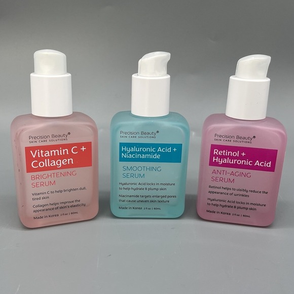 Precision Beauty Vitamin C+ Collagen Retinol Hyaluronic Acid Niacinamide Serum - Picture 1 of 8